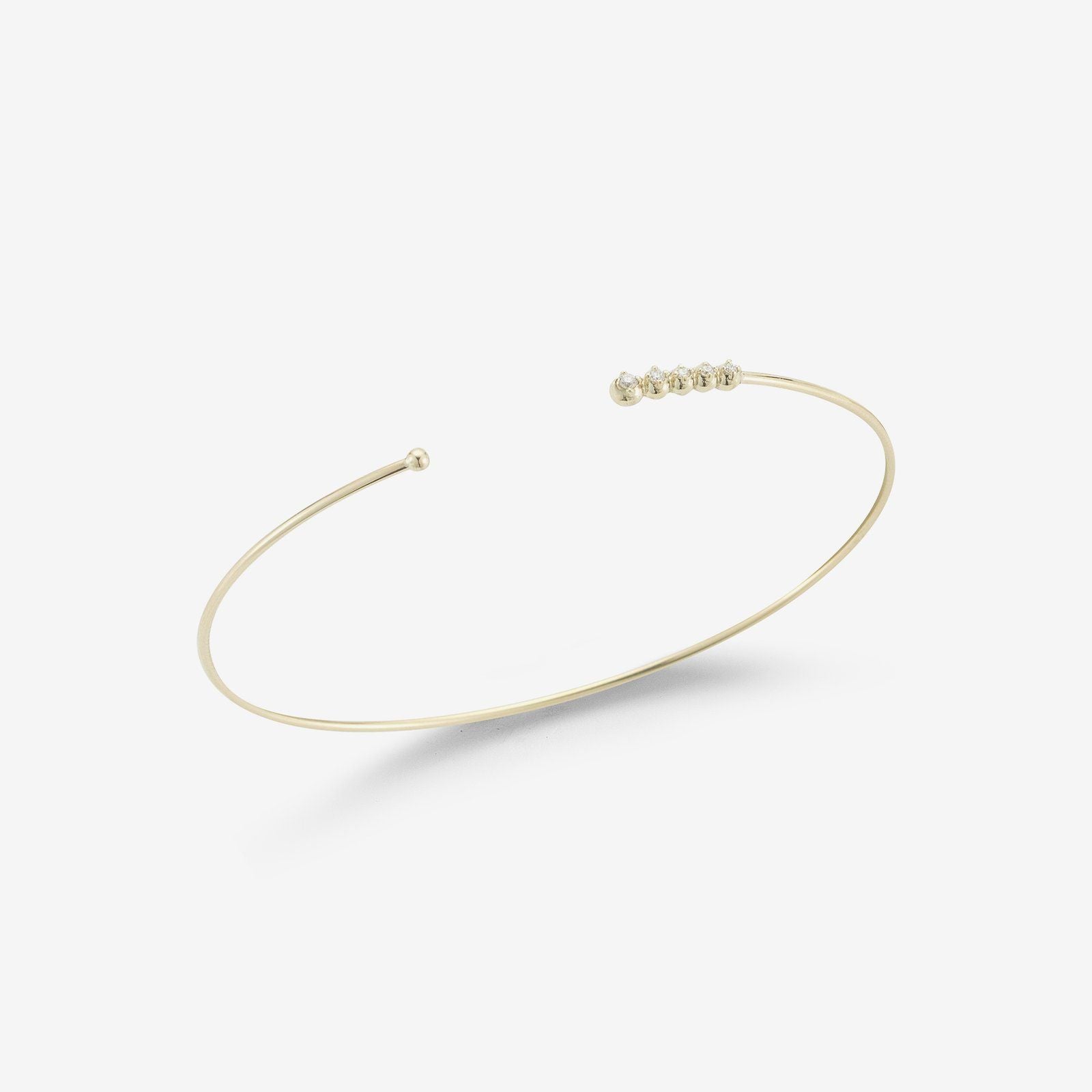 Multi Diamond Thin Cuff