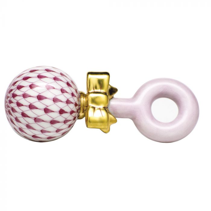 Pink Baby Rattle