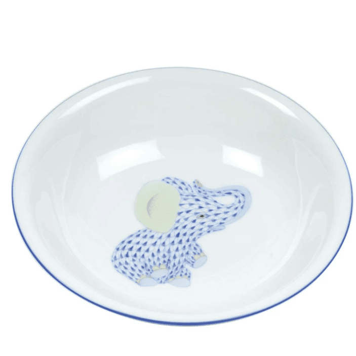 Blue Elephant Baby Bowl