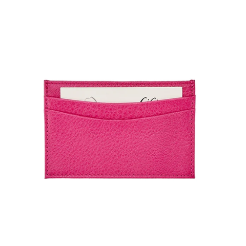 Pink Slim Design Card Case