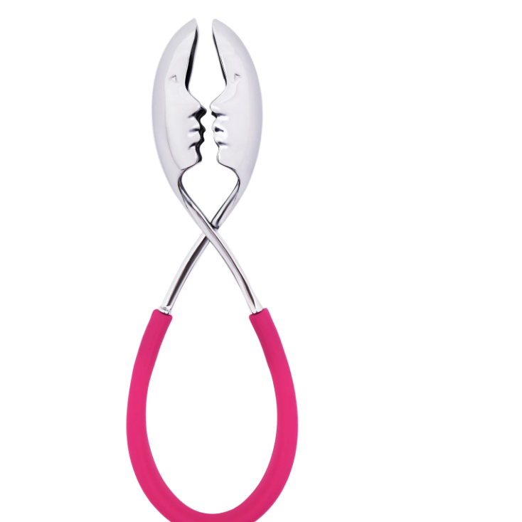 KISS Fuscia Salad Tongs