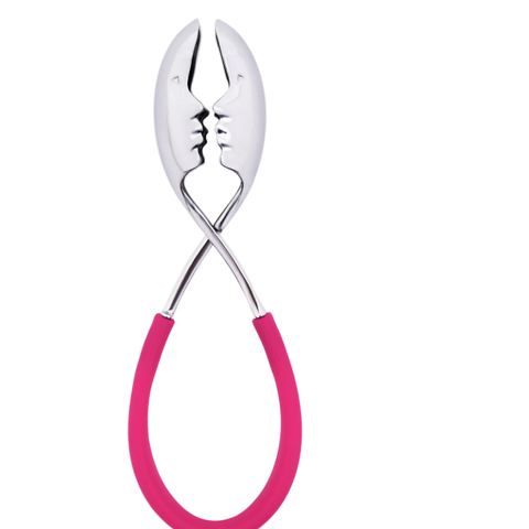 KISS Fuscia Salad Tongs