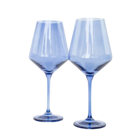 Cobalt Stemmed Set of 2