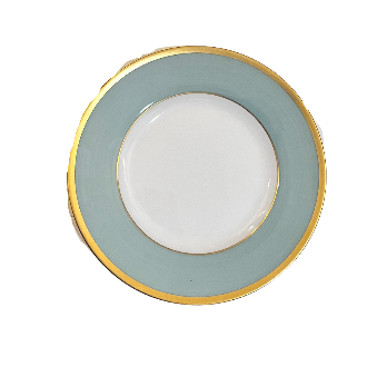 Madison Celadon/Gold Bread Plate