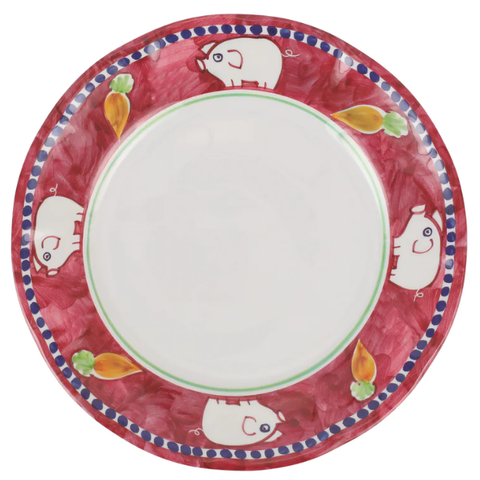 Melamine Porco Dinner Plate