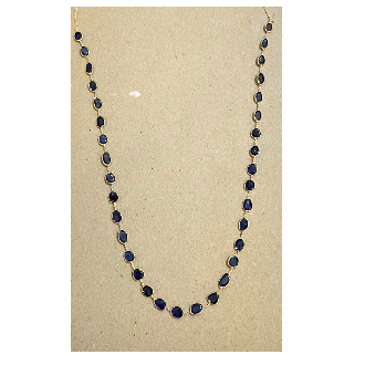 Sapphire Slice Necklace