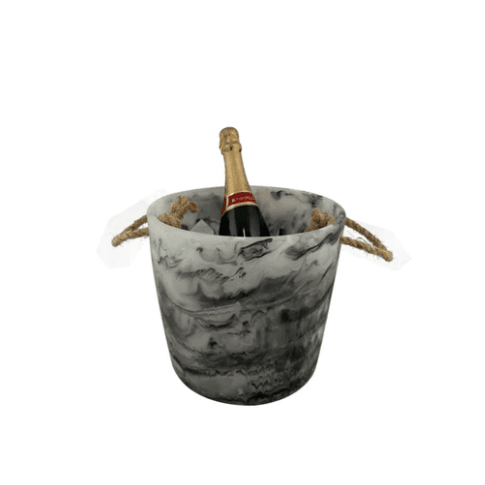 Black Swirl Ice Bucket