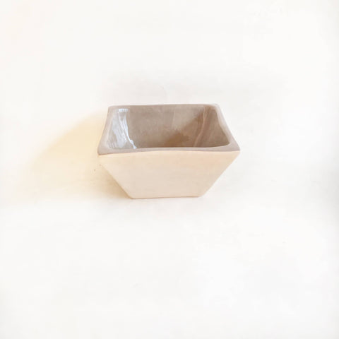 Mocha Small Square Dip Bowl