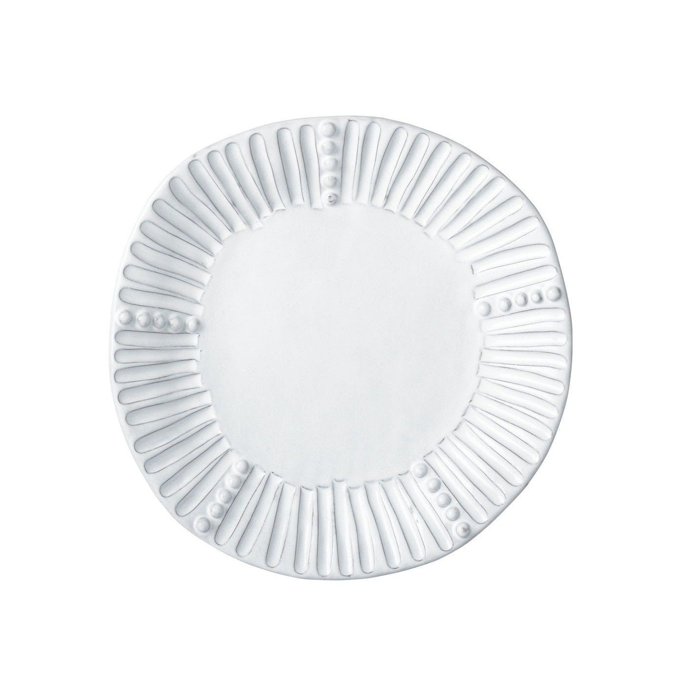 Incanto White Stripe Salad Plate