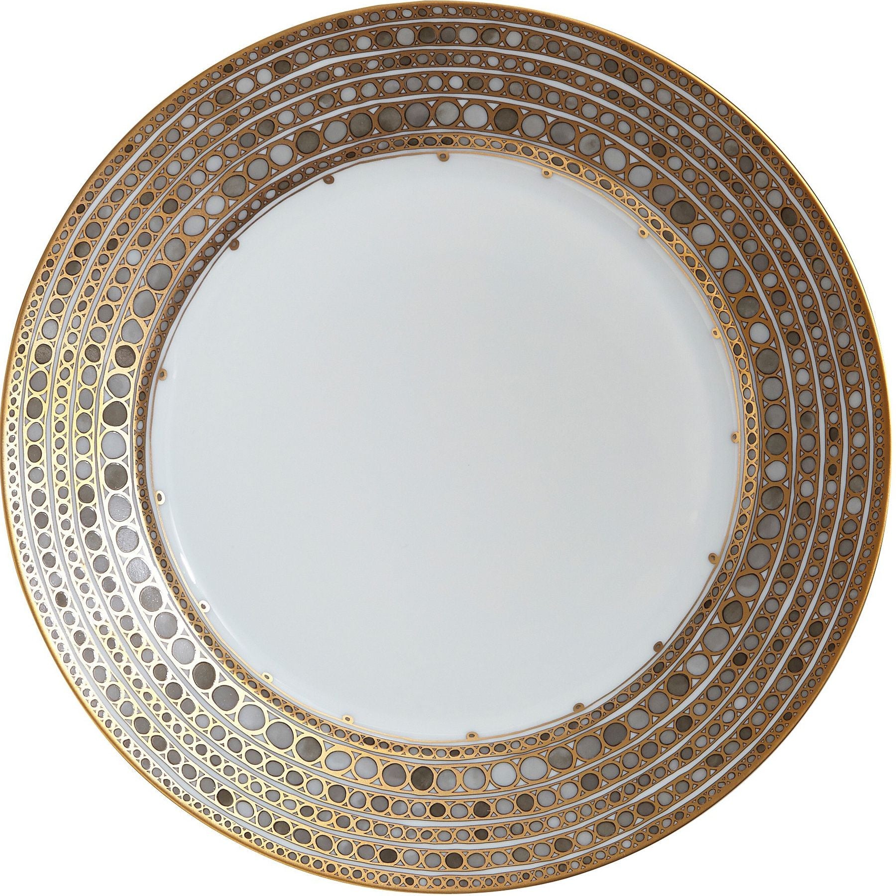 Syracuse Taupe Dinner Plate