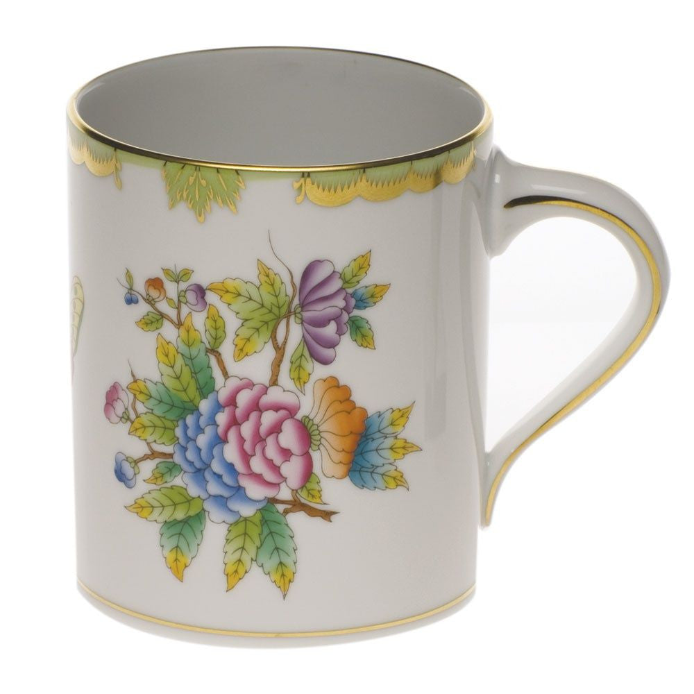 Queen Victoria Green Coffee Mug