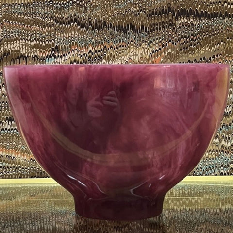 Plum Oval Vessel