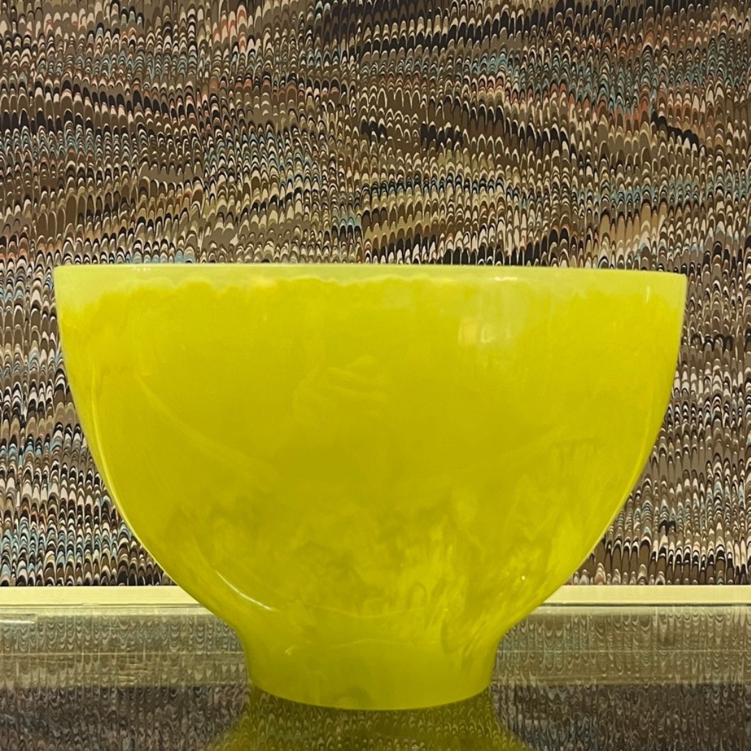 Lime Oval Vessel