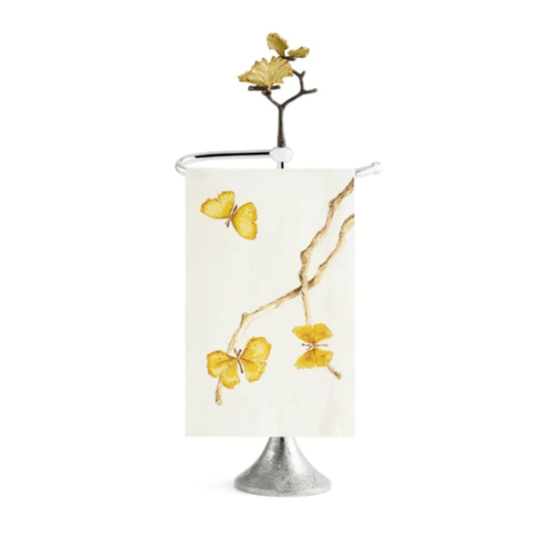 Butterfly Ginkgo Fingertip Towel Stand