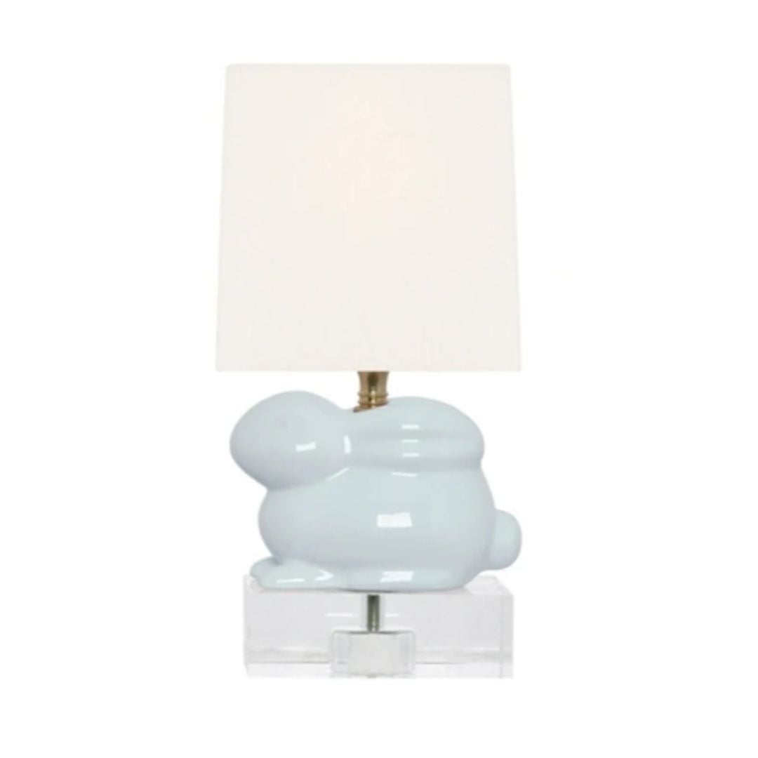 Bunny Lamp in Palladain Blue