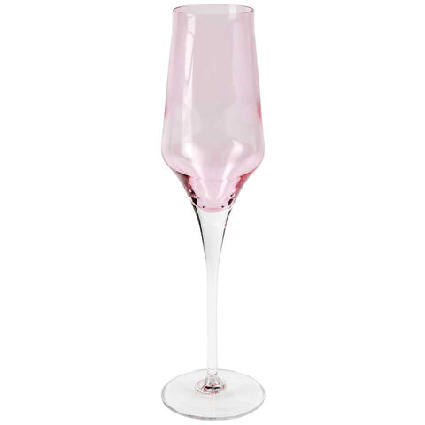 Contessa Pink Champagne Glass