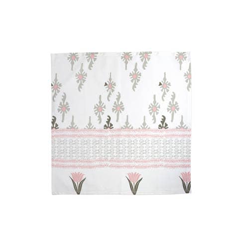 Bohemian Linens Gray/Pink Napkins