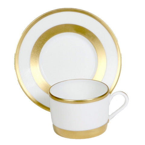 William Gold Tea Cup & Saucer