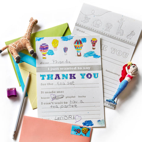 Kid Thank You Notes Kit