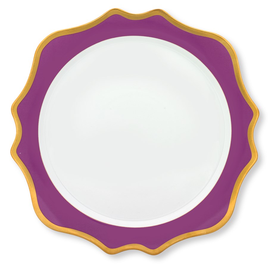Purple Orchid Palette Charger