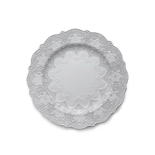 Merletto White Dinner Plate