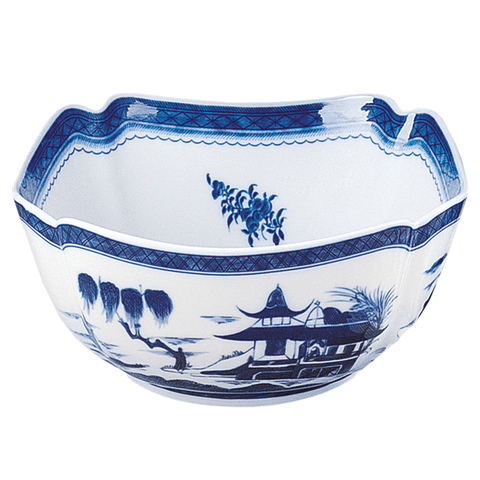 Blue Canton Large Square Bowl