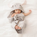 Gray Bunny Bath Wrap