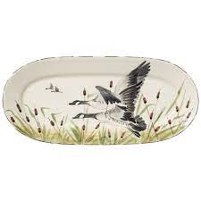 Wildlife Geese Small Oval Platter