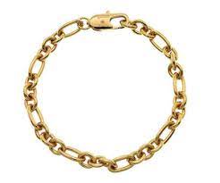 Oval Round Heavy Chain Bracelet