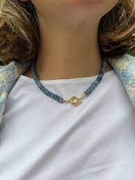Blue Aventurine Beaded Necklace