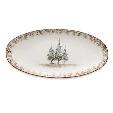 Natale Long Oval Platter