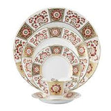 Derby Panel Red Salad Plate