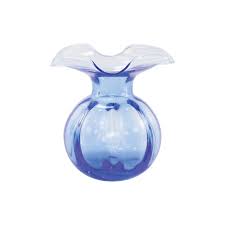 Hibiscus Cobalt Bud Vase