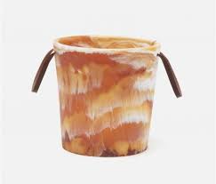 Wesley Amber Swirled Resin Champagne Bucket