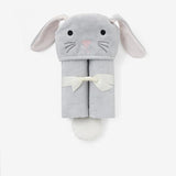 Gray Bunny Bath Wrap