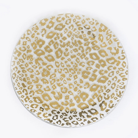 Cheetah Round Plate