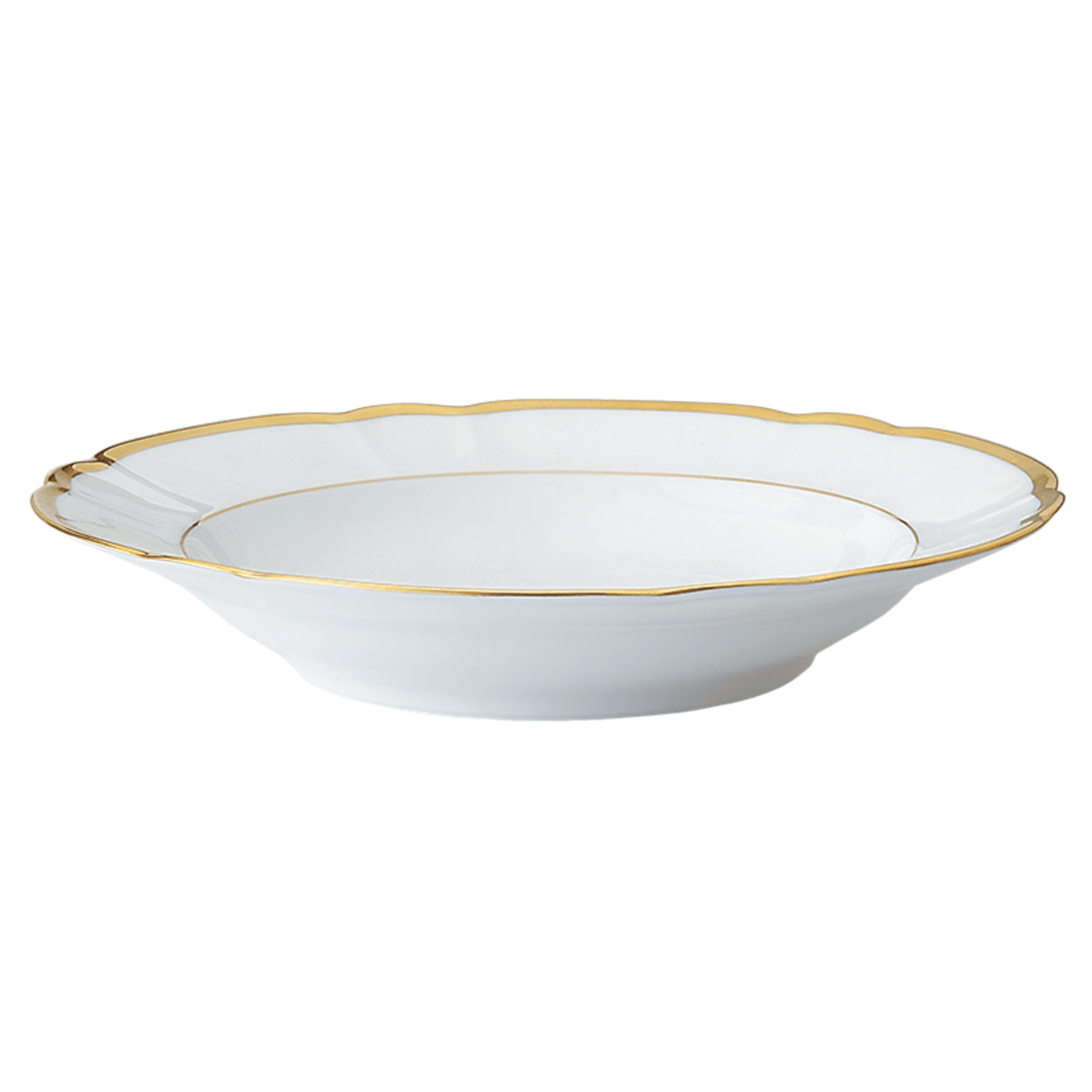 Colette Gold Rim Soup Plate