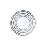 Hemisphere Platinum Stripe Dessert Plate