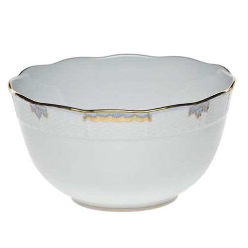 Princess Victoria Light Blue Round Bowl