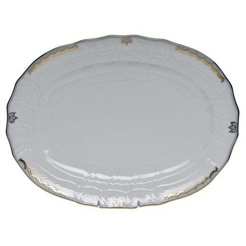 Princess Victoria Light Blue Platter