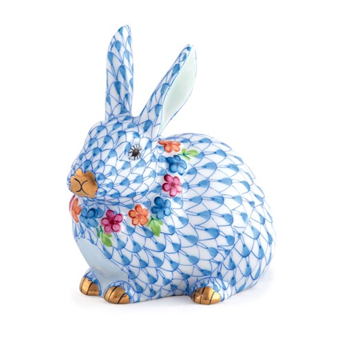 Flower Bunny-Blue