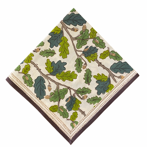 Maple and Acorn Napkin Set