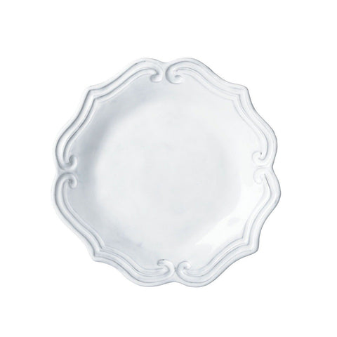 Incanto White Baroque Salad Plate