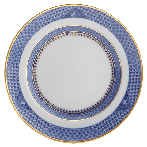 Indigo Wave Salad Plate