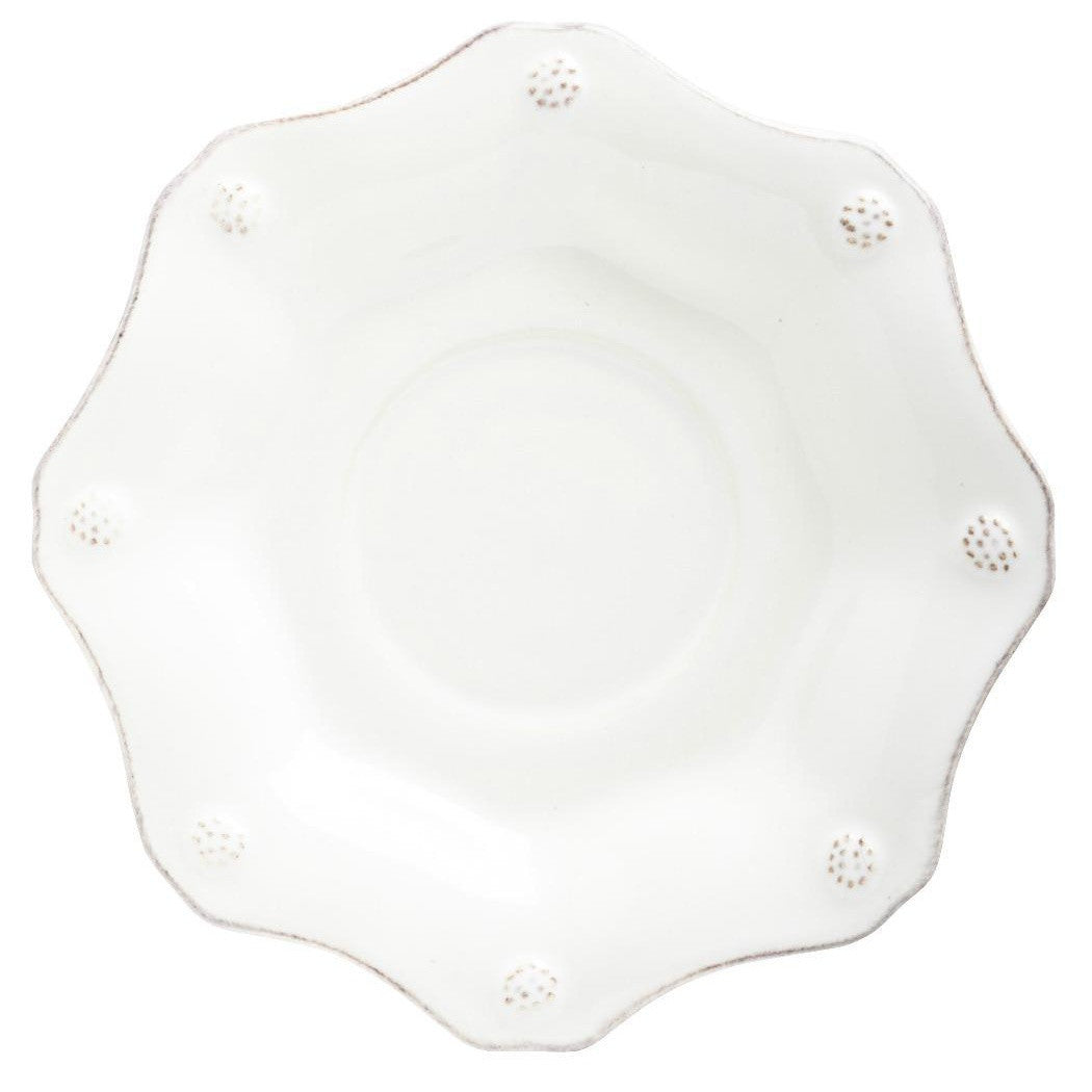 Berry & Thread White Scallop Saucer