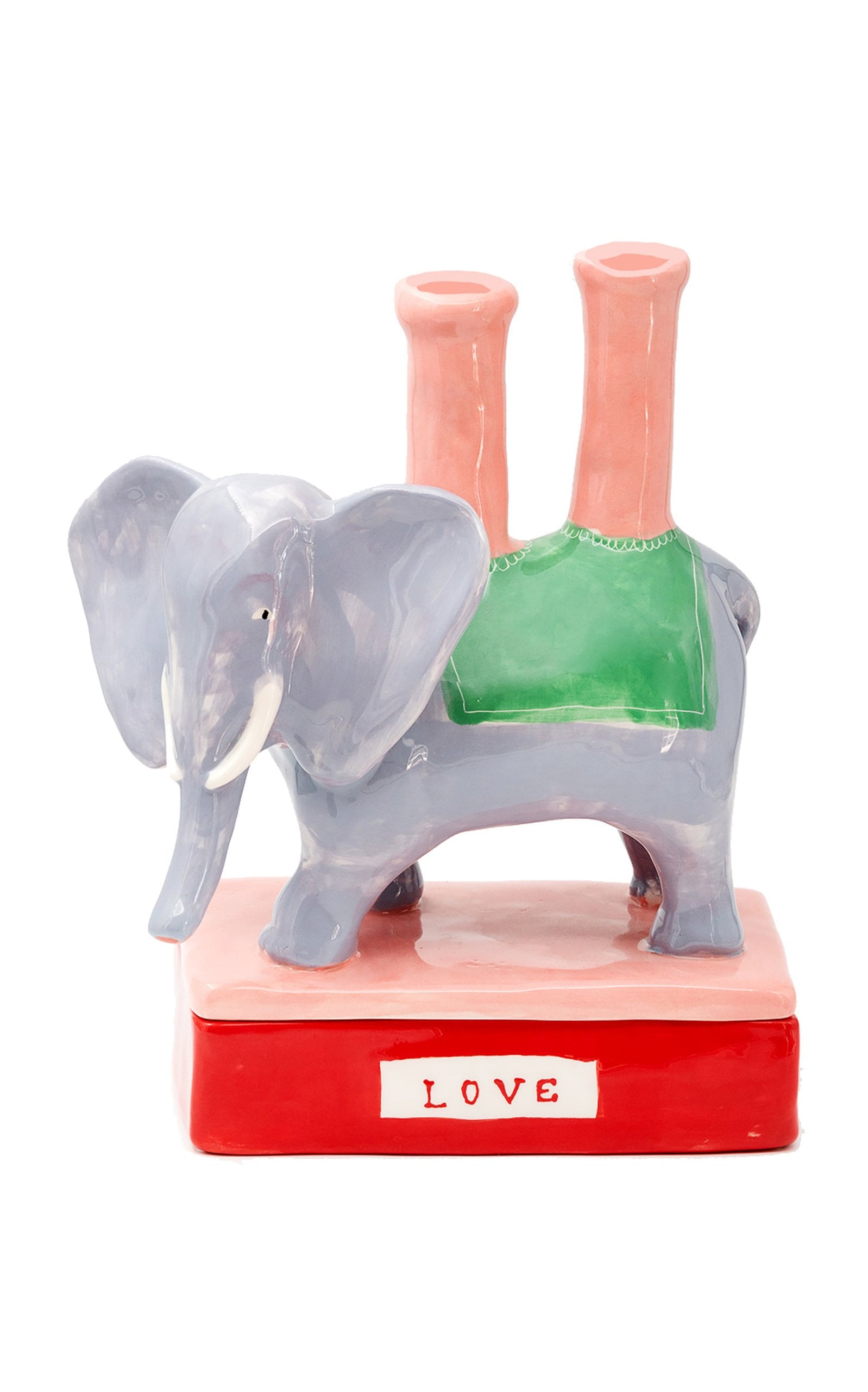 Nuno Mauve Elephant Candle Holder