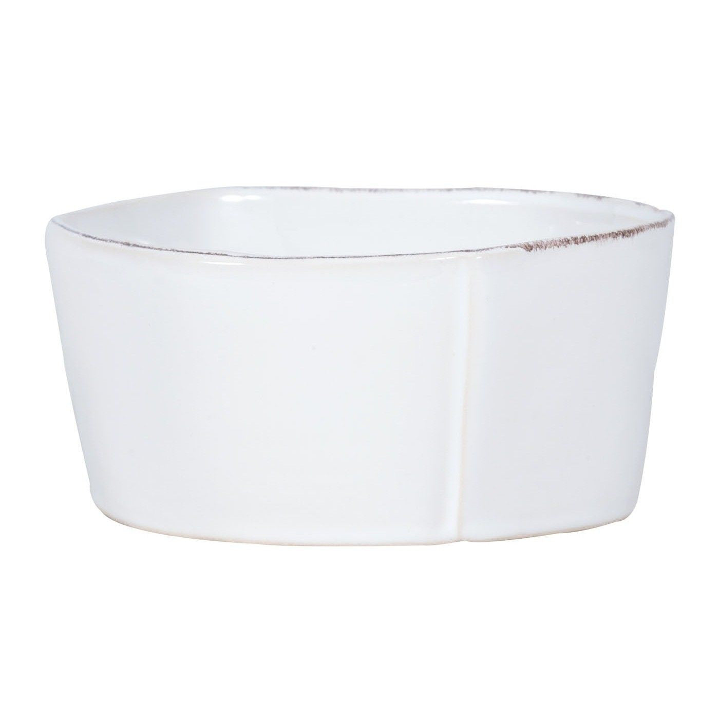 Lastra White Medium Serving Bowl