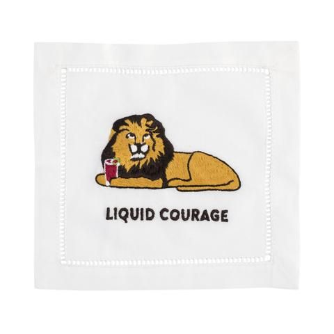 Liquid Courage Cocktail Napkins