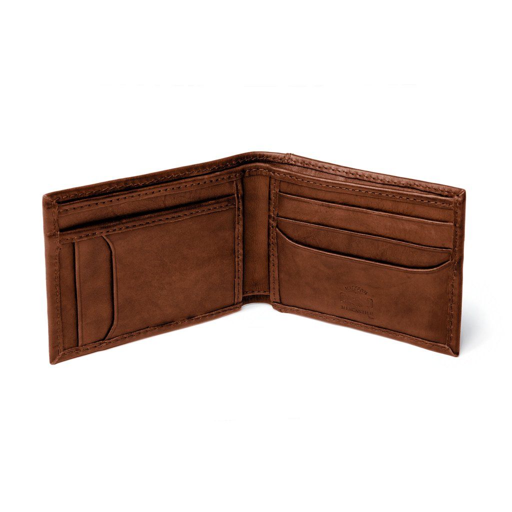 Benjamin Leather Bifold With Pocket