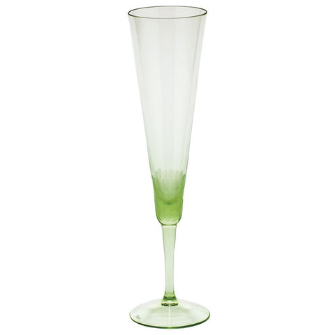 Pebbles Champagne Flute Ocean Green